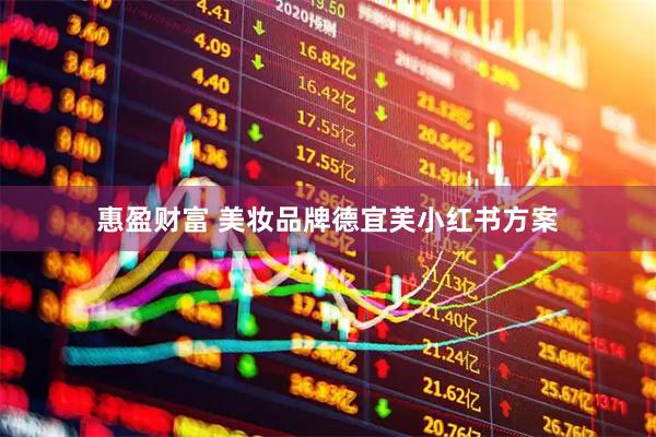 惠盈财富 美妆品牌德宜芙小红书方案