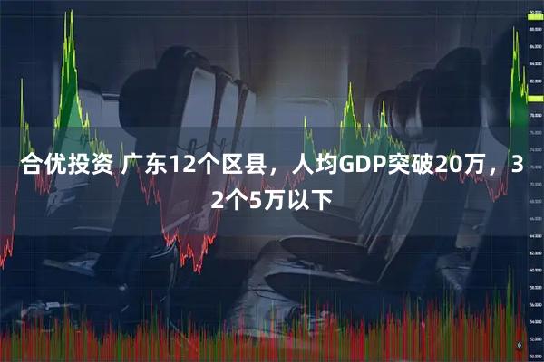 合优投资 广东12个区县，人均GDP突破20万，32个5万以下